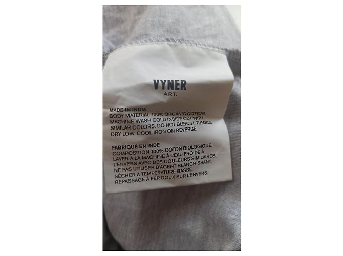 Autre Marque T-shirt Vyner Articles Cod Marrone e Nero Cotone - vista 5
