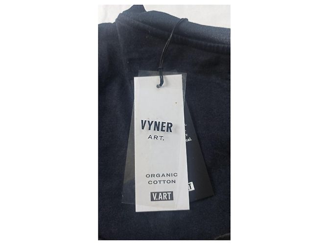 Autre Marque T-shirt Vyner Articles Cod Marrone e Nero Cotone - vista 7