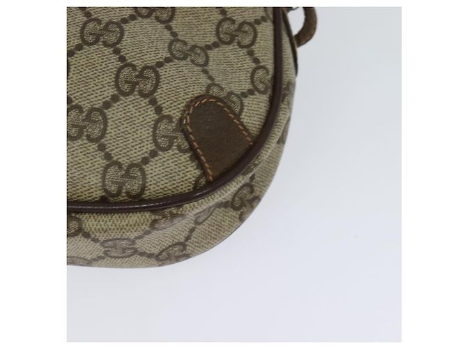 GUCCI GG Supreme Web Sherry Line Borsa a Spalla PVC Beige 89 02 066 Auth nb440 - vista 13
