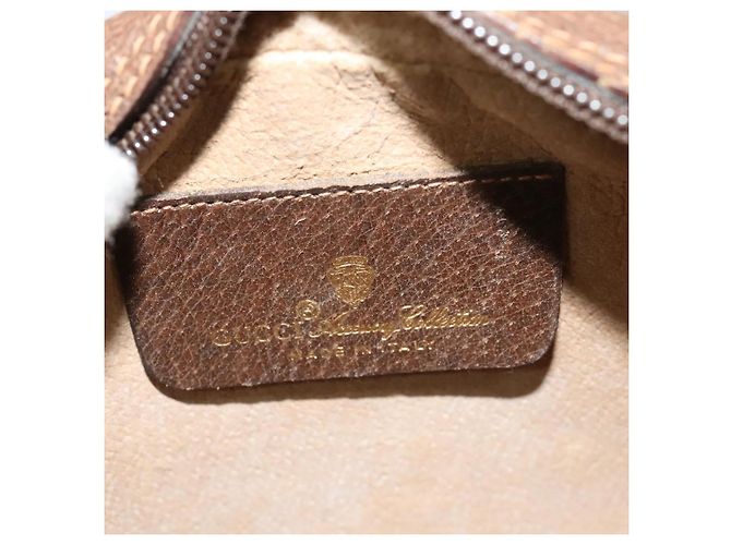 GUCCI GG Supreme Web Sherry Line Borsa a Spalla PVC Beige 89 02 066 Auth nb440 - vista 15