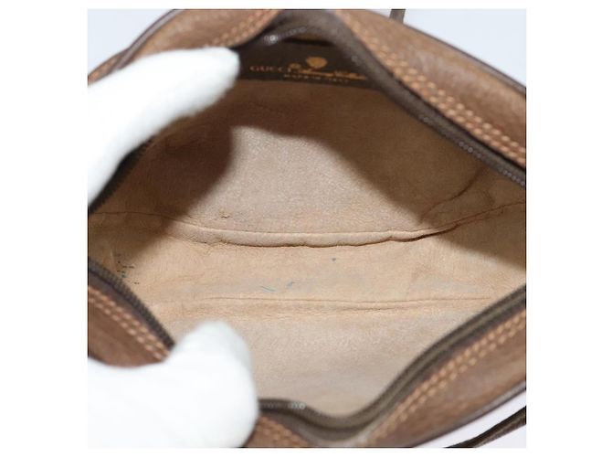 GUCCI GG Supreme Web Sherry Line Borsa a Spalla PVC Beige 89 02 066 Auth nb440 - vista 16