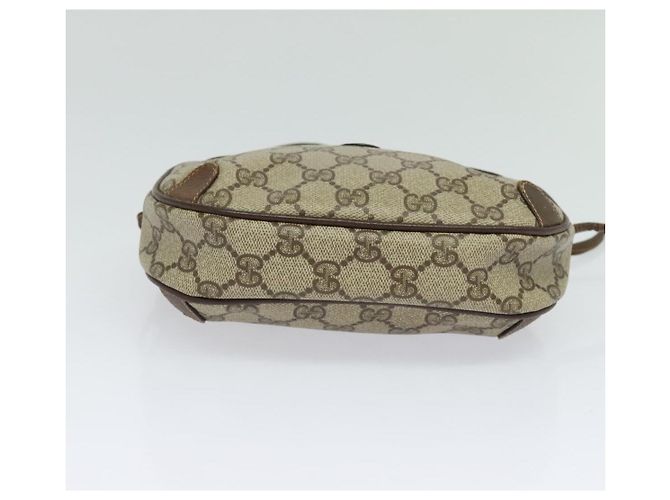 GUCCI GG Supreme Web Sherry Line Borsa a Spalla PVC Beige 89 02 066 Auth nb440 - vista 9