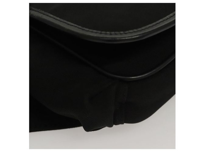 BALLY Marsupio in tela nero e argento Auth th5841 - vista 10