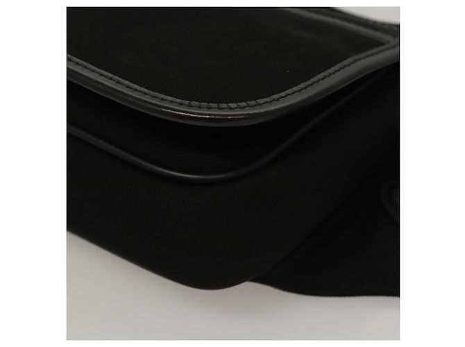 BALLY Marsupio in tela nero e argento Auth th5841 - vista 11