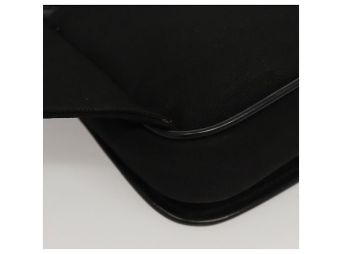 BALLY Marsupio in tela nero e argento Auth th5841 - vista 12