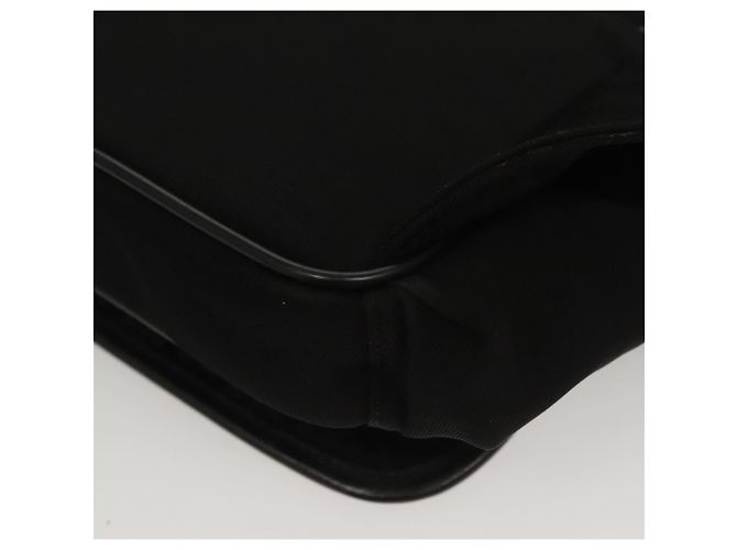 BALLY Marsupio in tela nero e argento Auth th5841 - vista 13