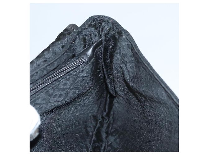 BALLY Marsupio in tela nero e argento Auth th5841 - vista 20