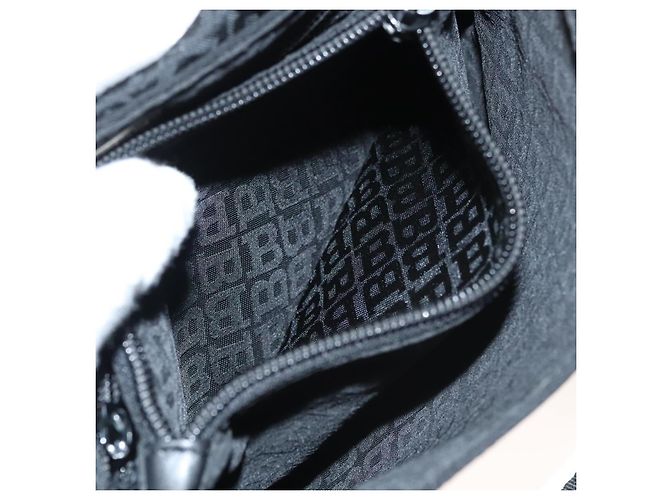 BALLY Marsupio in tela nero e argento Auth th5841 - vista 23