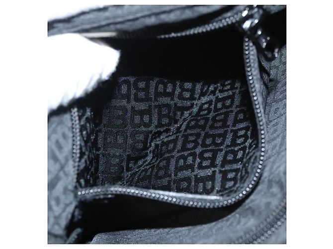 BALLY Marsupio in tela nero e argento Auth th5841 - vista 25