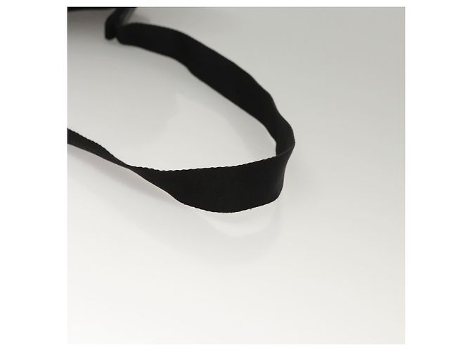 BALLY Marsupio in tela nero e argento Auth th5841 - vista 7