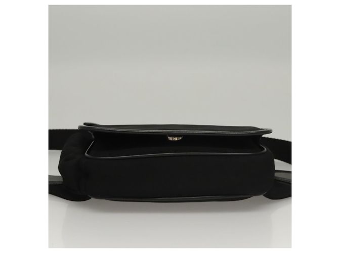 BALLY Marsupio in tela nero e argento Auth th5841 - vista 9
