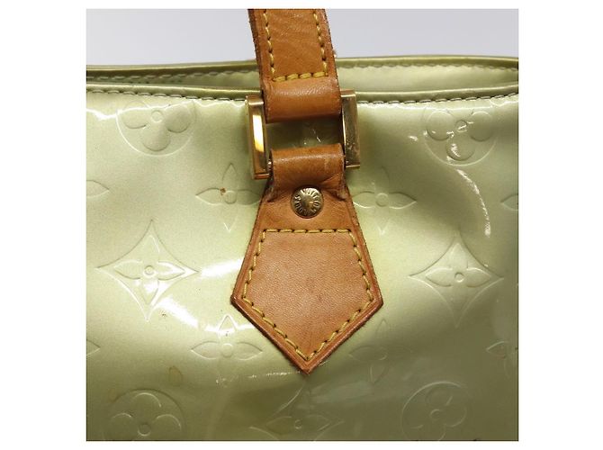 LOUIS VUITTON Monogram Vernis Houston Borsa a Mano Grigia M91053 LV Auth 116665 Grigio - vista 18