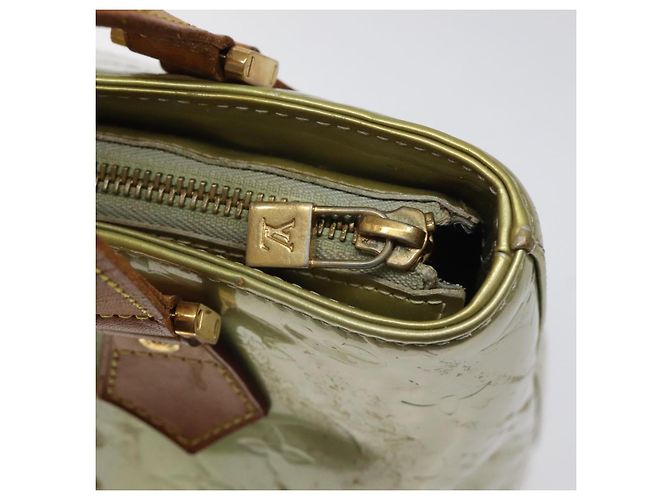 LOUIS VUITTON Monogram Vernis Houston Borsa a Mano Grigia M91053 LV Auth 116665 Grigio - vista 19
