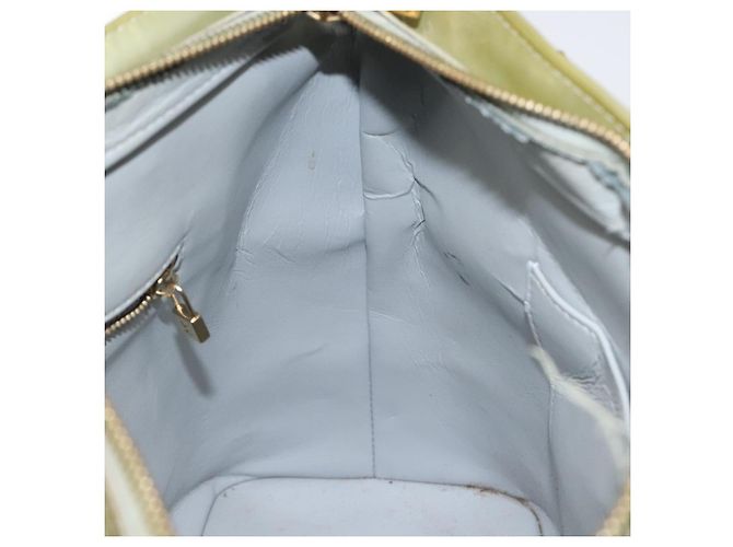 LOUIS VUITTON Monogram Vernis Houston Borsa a Mano Grigia M91053 LV Auth 116665 Grigio - vista 21