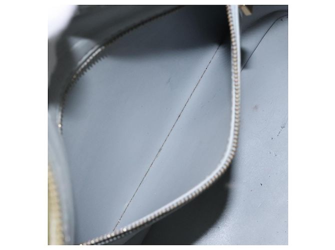 LOUIS VUITTON Monogram Vernis Houston Borsa a Mano Grigia M91053 LV Auth 116665 Grigio - vista 23