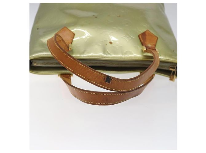 LOUIS VUITTON Monogram Vernis Houston Borsa a Mano Grigia M91053 LV Auth 116665 Grigio - vista 8