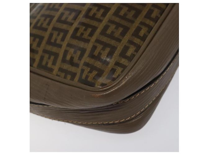 Fendi Borsa a spalla in tela Zucchino beige Auth ep8208 - vista 13