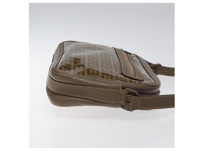 Fendi Borsa a spalla in tela Zucchino beige Auth ep8208 - vista 4
