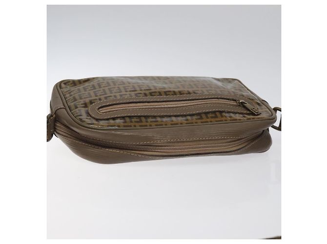 Fendi Borsa a spalla in tela Zucchino beige Auth ep8208 - vista 6