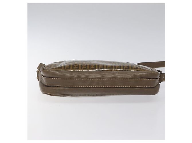 Fendi Borsa a spalla in tela Zucchino beige Auth ep8208 - vista 9