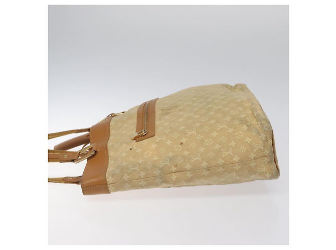 LOUIS VUITTON Monogram Mini Lucille GM Bolsa Tote Beige M92683 LV Auth ep8323 - vista 4