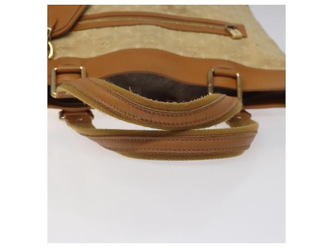LOUIS VUITTON Monogram Mini Lucille GM Bolsa Tote Beige M92683 LV Auth ep8323 - vista 7