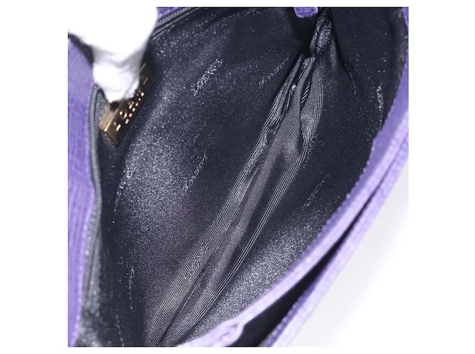 Borsa a mano LOEWE in pelle viola Auth BD1451 Porpora - vista 11