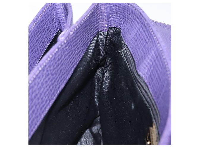 Borsa a mano LOEWE in pelle viola Auth BD1451 Porpora - vista 19