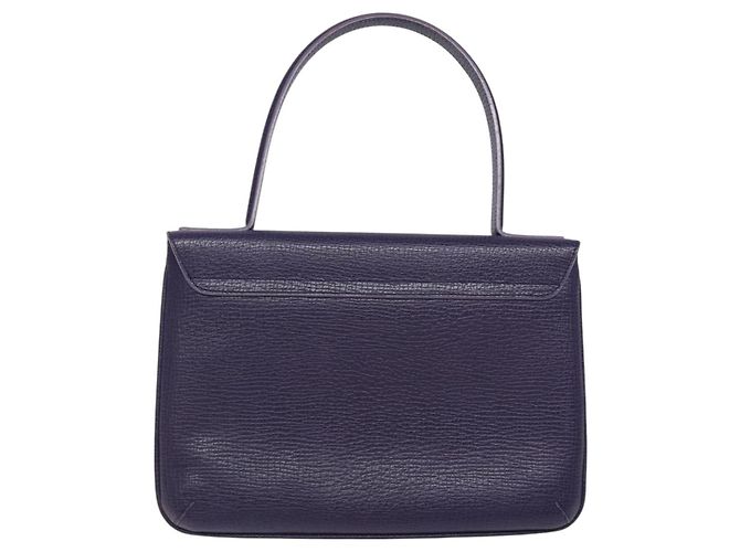 Borsa a mano LOEWE in pelle viola Auth BD1451 Porpora - vista 2
