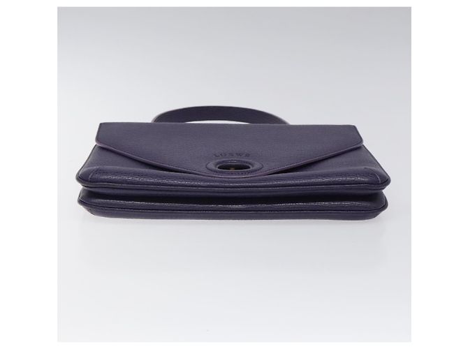 Borsa a mano LOEWE in pelle viola Auth BD1451 Porpora - vista 5