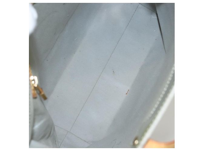 LOUIS VUITTON Monogram Vernis Reade MM Borsa a mano Grigia M91142 LV Auth 116768 Grigio - vista 10