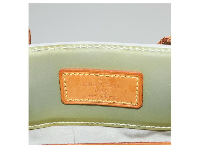 LOUIS VUITTON Monogram Vernis Reade MM Borsa a mano Grigia M91142 LV Auth 116768 Grigio - vista 18