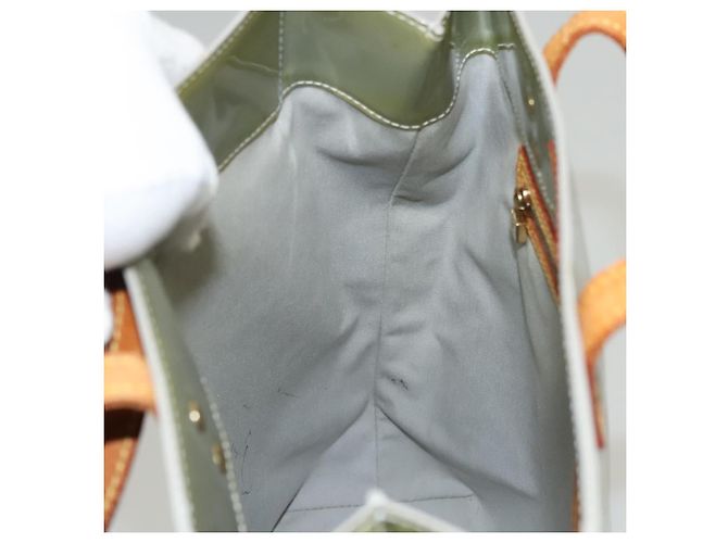 LOUIS VUITTON Monogram Vernis Reade MM Borsa a mano Grigia M91142 LV Auth 116768 Grigio - vista 20