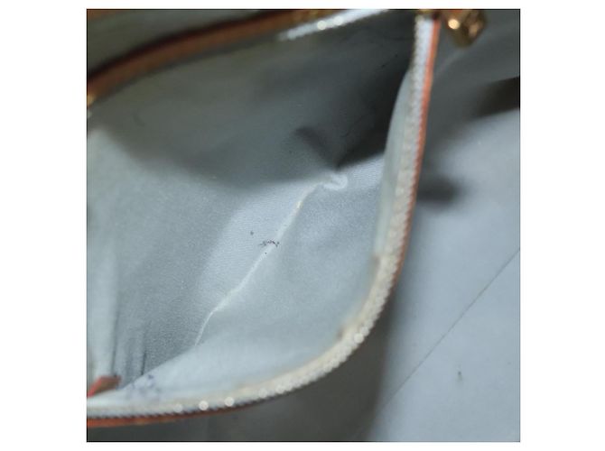 LOUIS VUITTON Monogram Vernis Reade MM Borsa a mano Grigia M91142 LV Auth 116768 Grigio - vista 22
