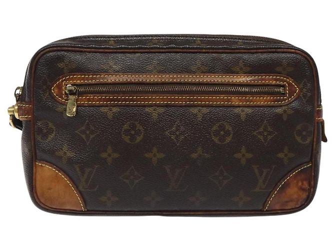 LOUIS VUITTON Monogram Marly Dragonne GM Borsa Clutch M51825 LV Auth BD1275 Monogramma - vista 13