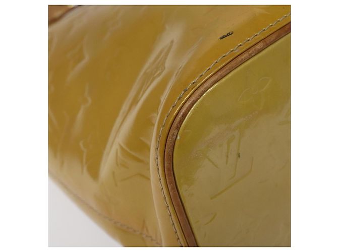 LOUIS VUITTON Borsa a Mano Monogram Vernis Houston Beige M91004 LV Auth th5822 - vista 16