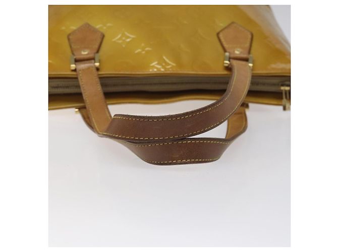 LOUIS VUITTON Borsa a Mano Monogram Vernis Houston Beige M91004 LV Auth th5822 - vista 7