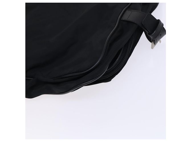 PRADA Funda de prenda de nylon 2 vías negra Auth bs24035 Negro - vista 12