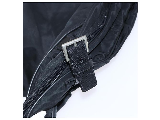 PRADA Funda de prenda de nylon 2 vías negra Auth bs24035 Negro - vista 15