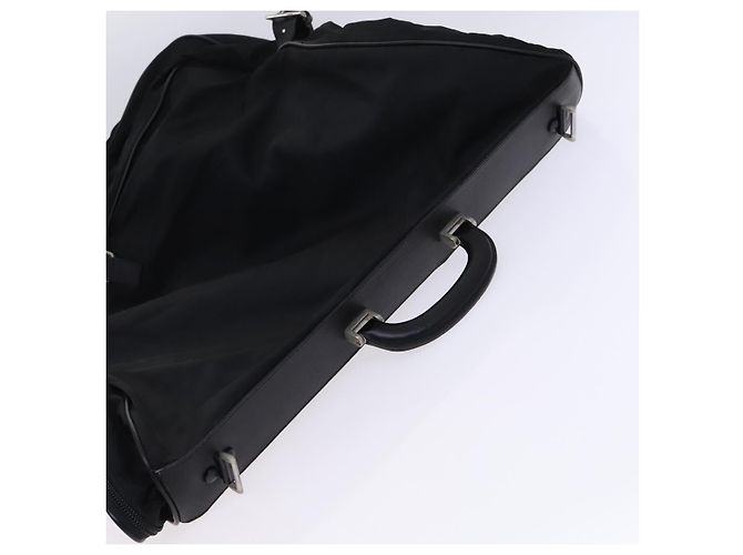 PRADA Funda de prenda de nylon 2 vías negra Auth bs24035 Negro - vista 6