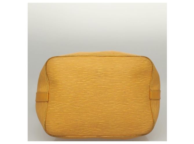 LOUIS VUITTON Epi Petit Noe Borsa a Spalla Gialla M44109 LV Auth BD1152 Giallo - vista 5