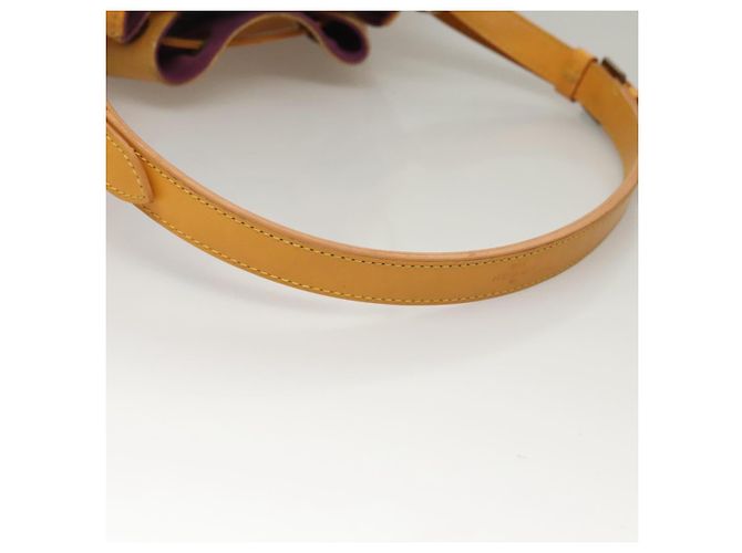 LOUIS VUITTON Epi Petit Noe Borsa a Spalla Gialla M44109 LV Auth BD1152 Giallo - vista 7