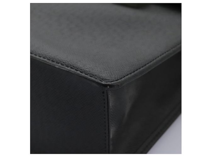 LOUIS VUITTON Taiga Serviette Kazan Sac de Bureau Ardoise M30802 LV Auth nb348 Gris - vue 16