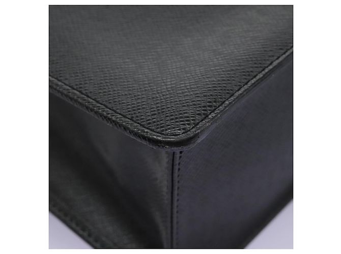 LOUIS VUITTON Taiga Serviette Kazan Sac de Bureau Ardoise M30802 LV Auth nb348 Gris - vue 17