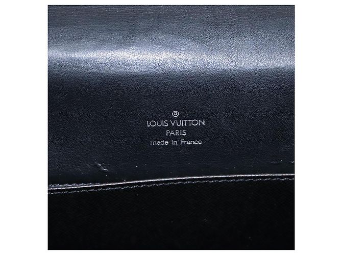 LOUIS VUITTON Taiga Serviette Kazan Sac de Bureau Ardoise M30802 LV Auth nb348 Gris - vue 21
