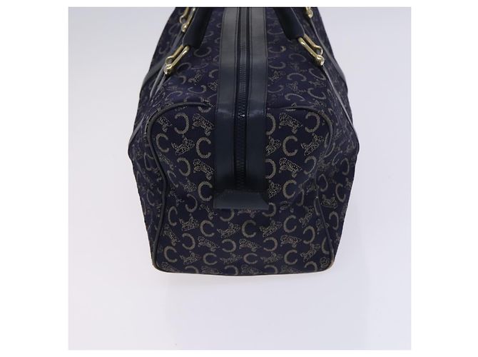 Céline Borsa a spalla CELINE C Sulky Boston Canvas 2Set Marrone Blu Navy Auth EC949 - vista 4
