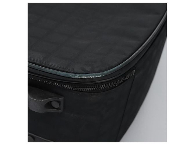 CHANEL Custodia Nuova linea di viaggio valigia in nylon nera CC Auth bs23739 Nero - vista 18