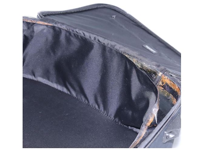 CHANEL Custodia Nuova linea di viaggio valigia in nylon nera CC Auth bs23739 Nero - vista 37