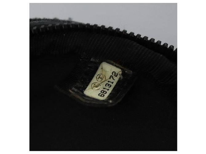 CHANEL Custodia Nuova linea di viaggio valigia in nylon nera CC Auth bs23739 Nero - vista 39