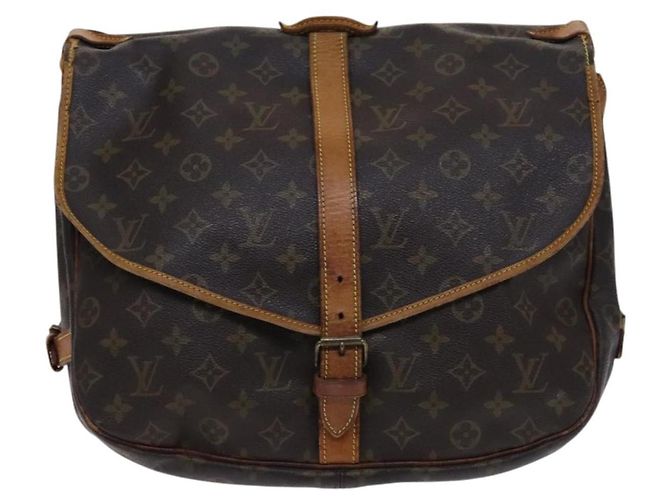 LOUIS VUITTON Borsa a Spalla Monogram Saumur 35 M42254 LV Auth ep8253 Monogramma - vista 13